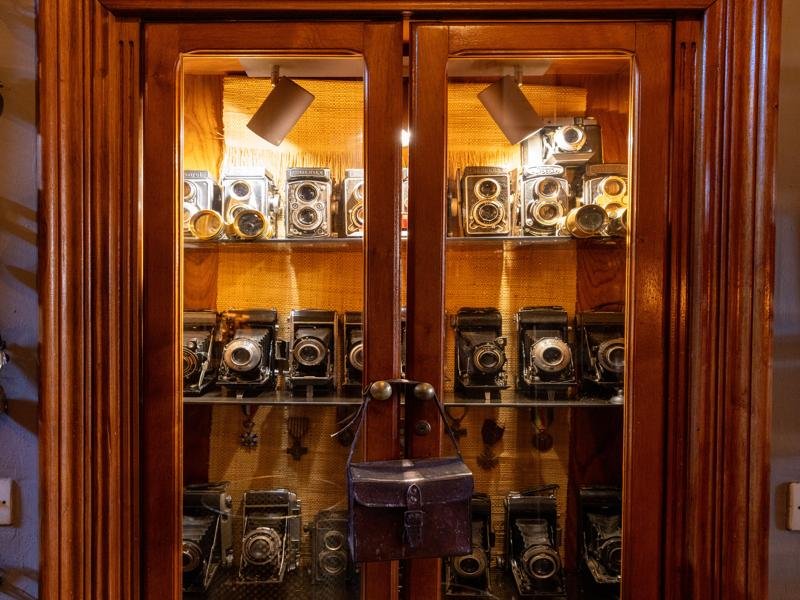 Antique camera collection