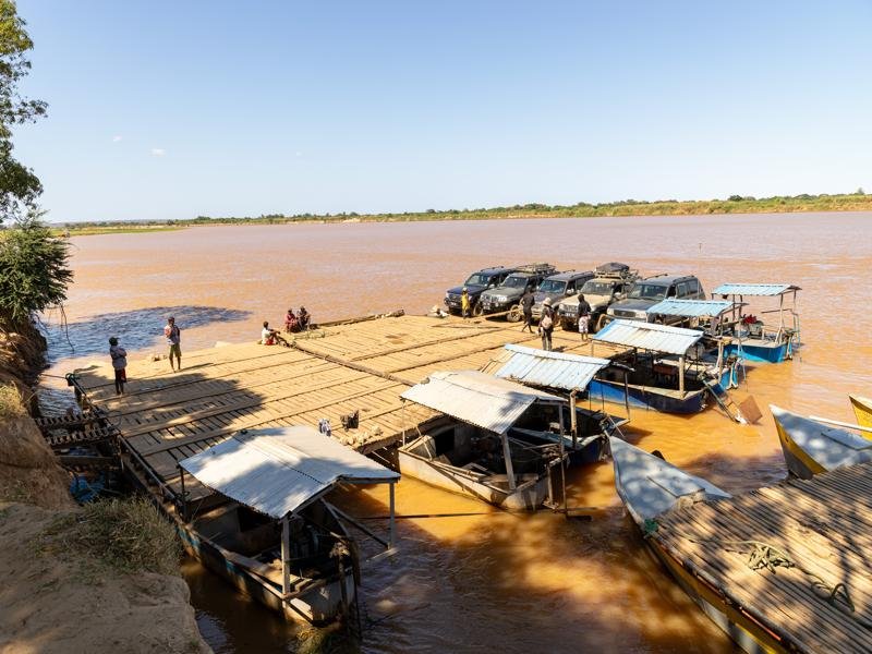 Getting ready to unload