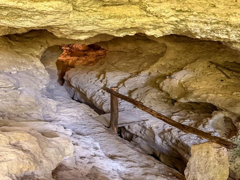 The first part was forest and some cave tunnels
