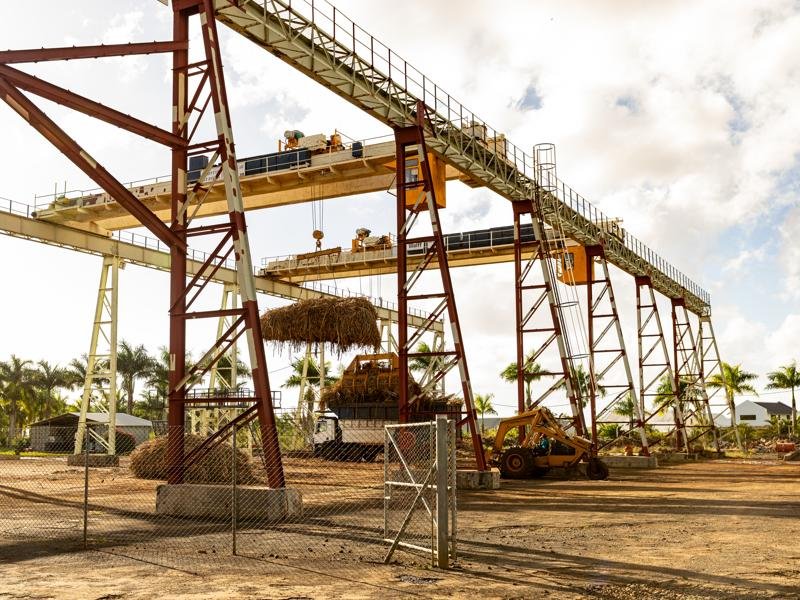 Processing sugarcane requires heavy lifting