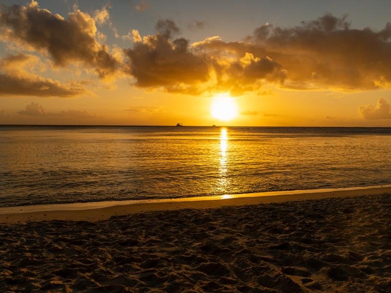 Mont Choisy sunset
