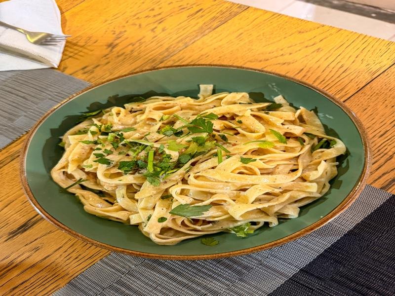 And fresh house made pasta