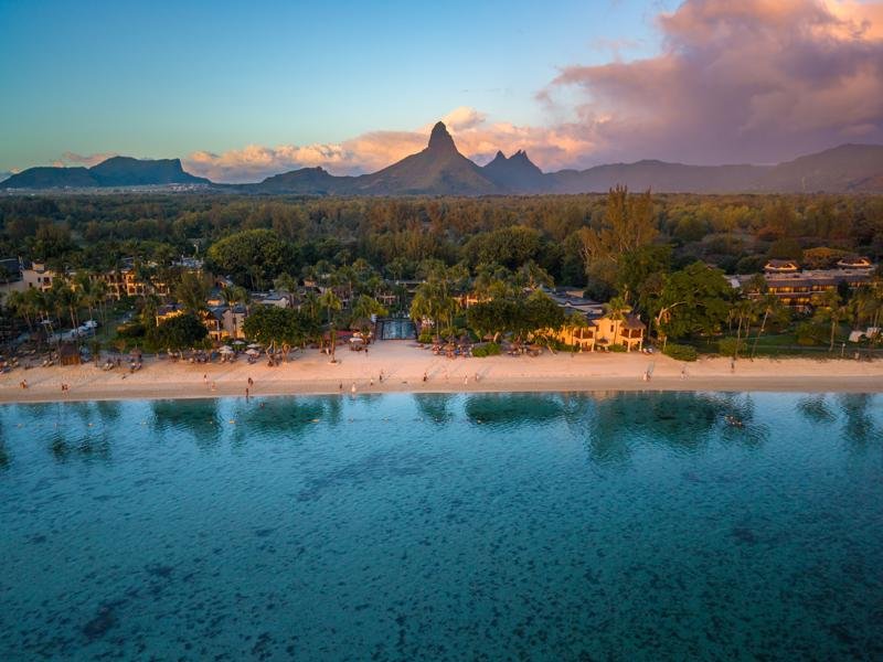 Views of the Hilton from the drone