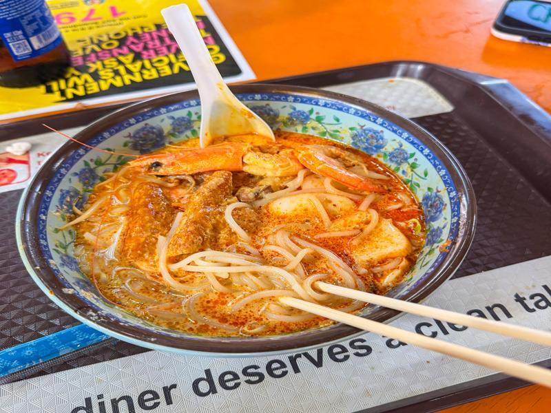 Laksa in Singapore for lunch