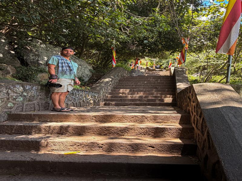 First stop, the Dambulla Cave temple complex