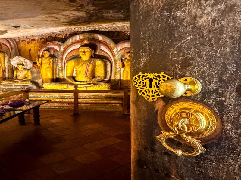 Door and cave temple