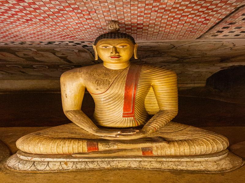There are five temples to visit