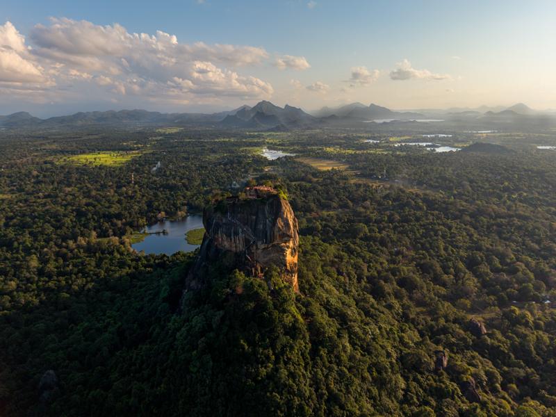 Lion Rock from the drone