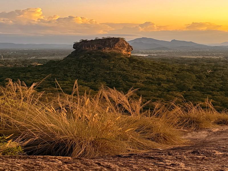Sunset on the Lion Rock