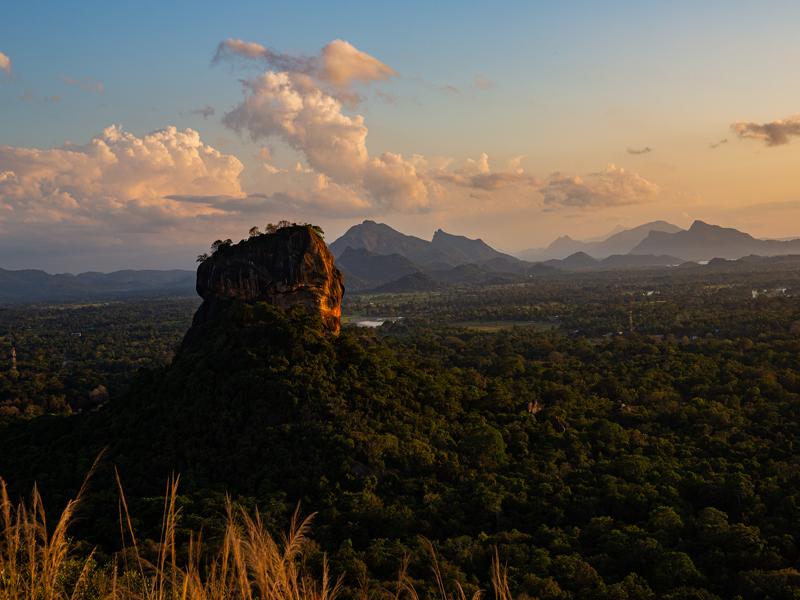 Sunset on the Lion Rock