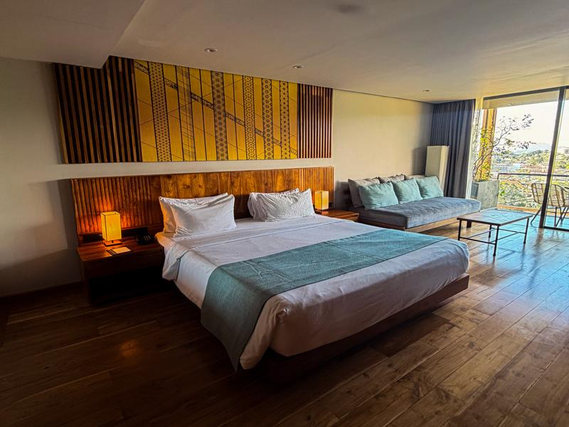 Our hotel room in Kandy