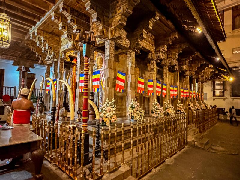 Part of the temple of the tooth relic