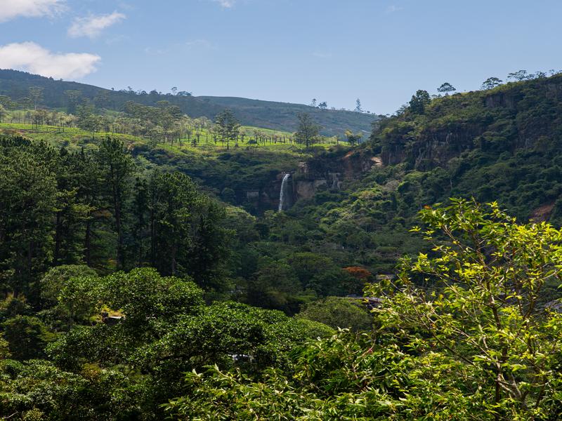 Waterfall on our drive to Ella