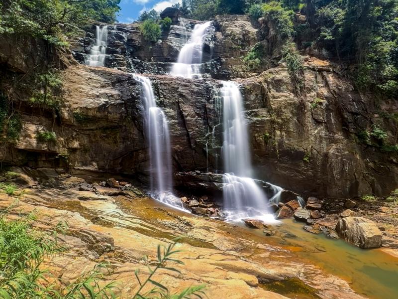 Up close to the waterfall