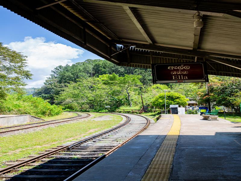 The train through the Ella area is very famous and touristy