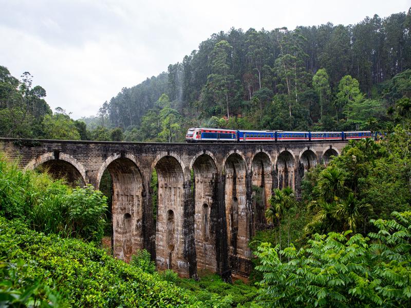 The only time it rained our entire trip was right before and during the train!