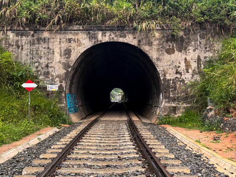 Tunnel after the bridge