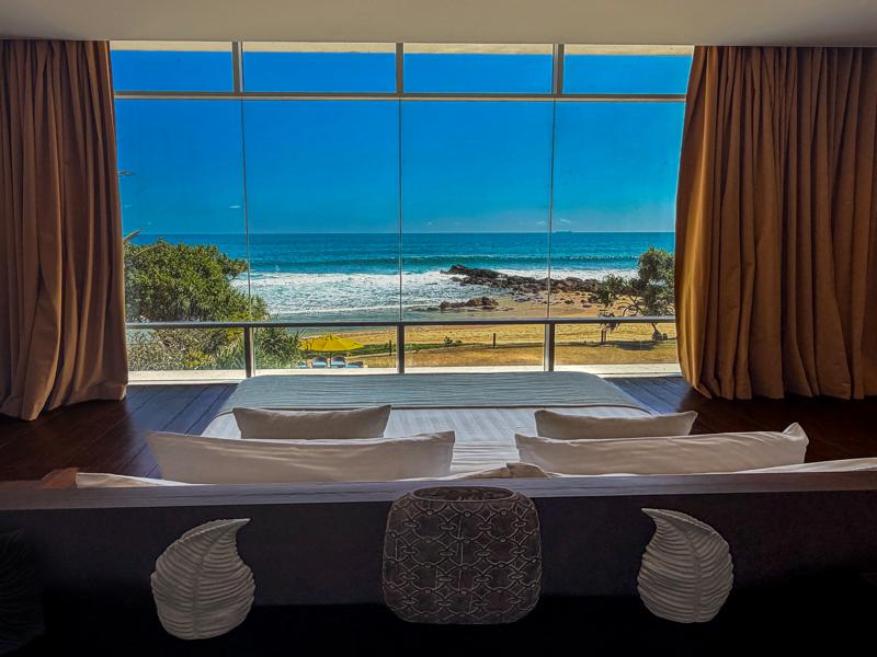 Our room on the beach
