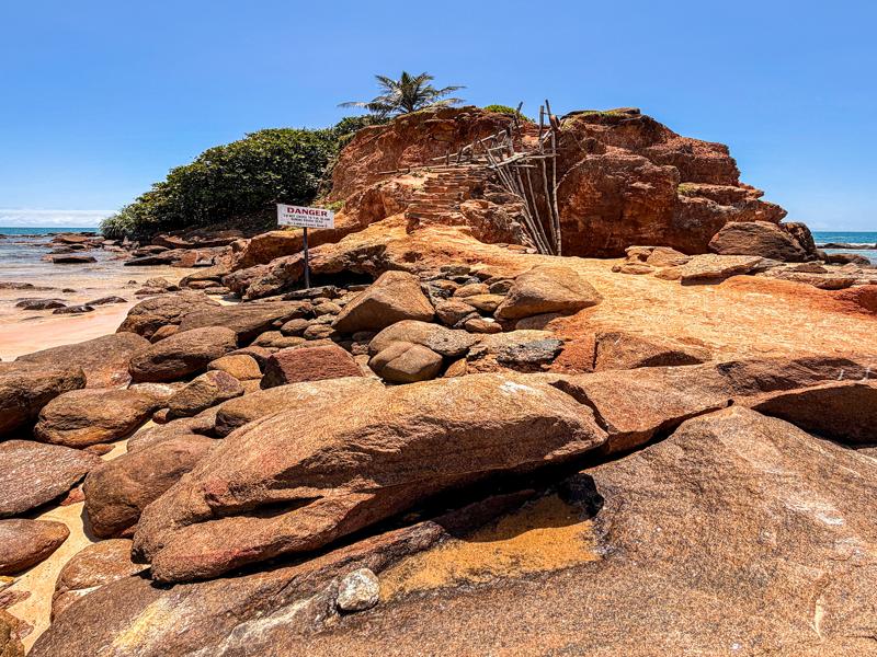 Hiking up to parrot rock