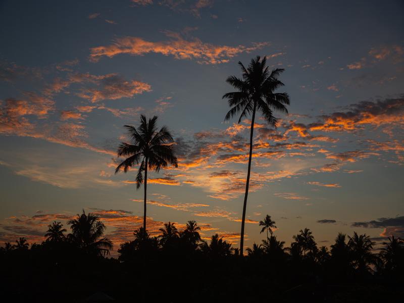 Sunrise on our beach
