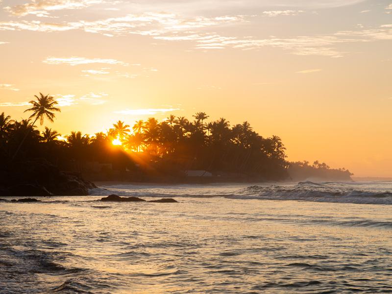 Sunrise on our beach