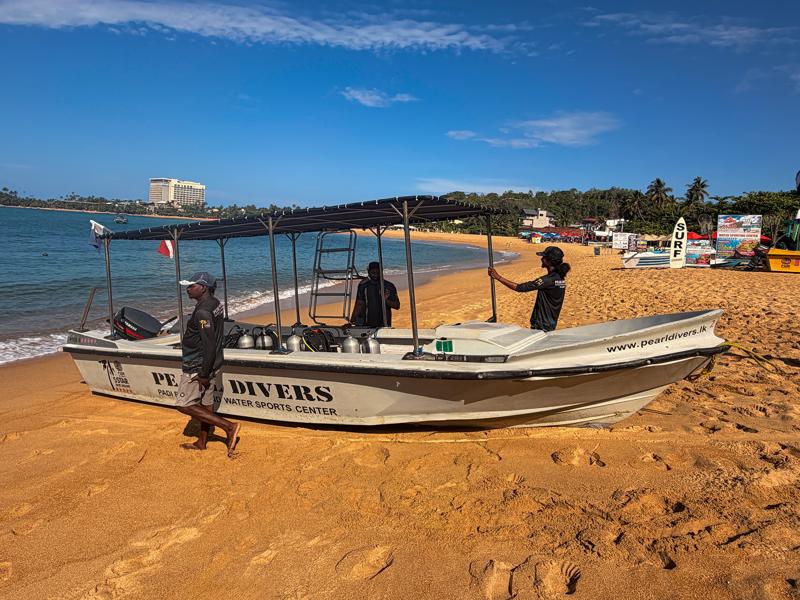 Our dive boat