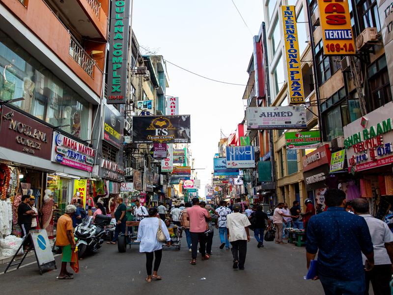 Streets of Colombo near the market area
