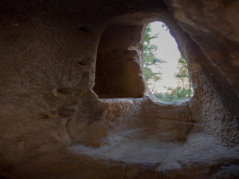 Exploring the cave houses