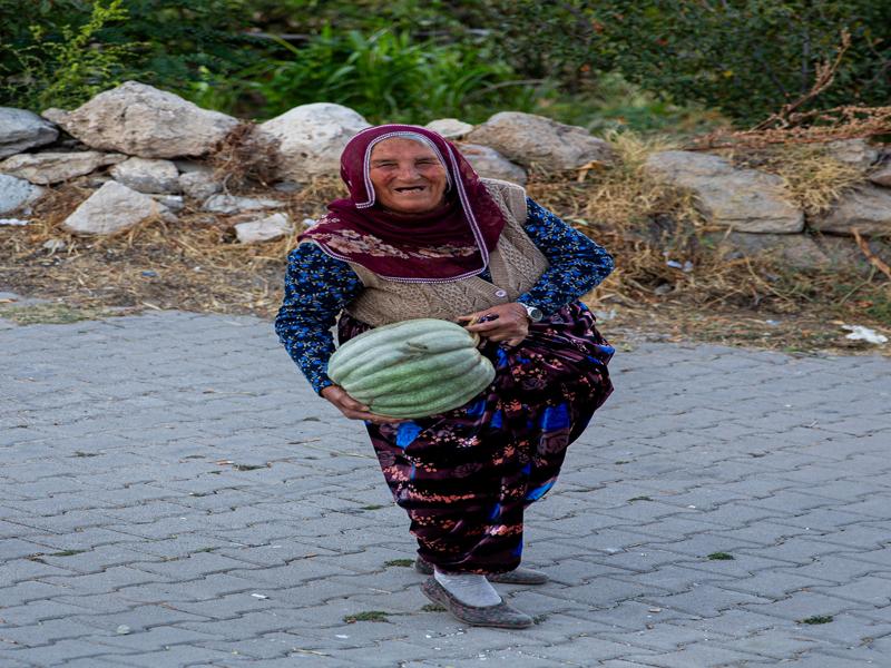 Local woman Ihlara Valley