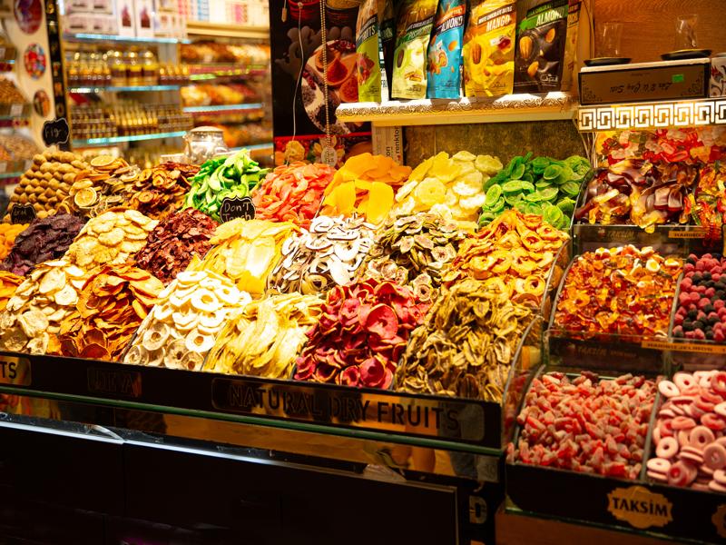 More dried fruits
