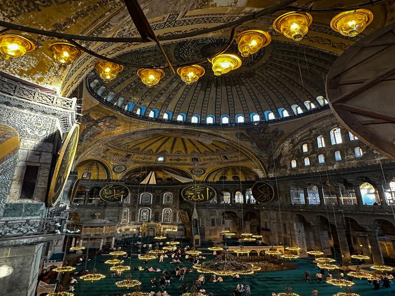 Hagia Sofia from the balcony