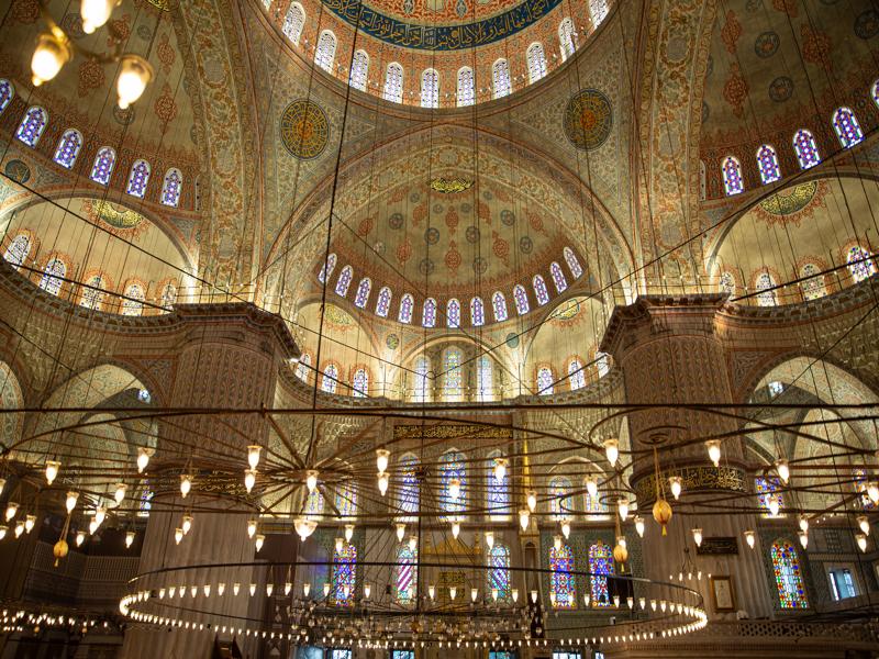 Inside the Blue Mosque